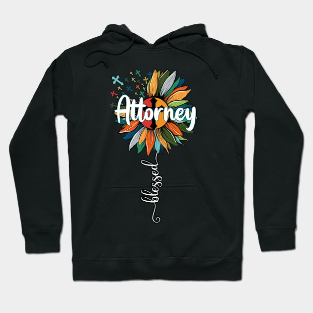 Blessed Attorney Hoodie by Brande